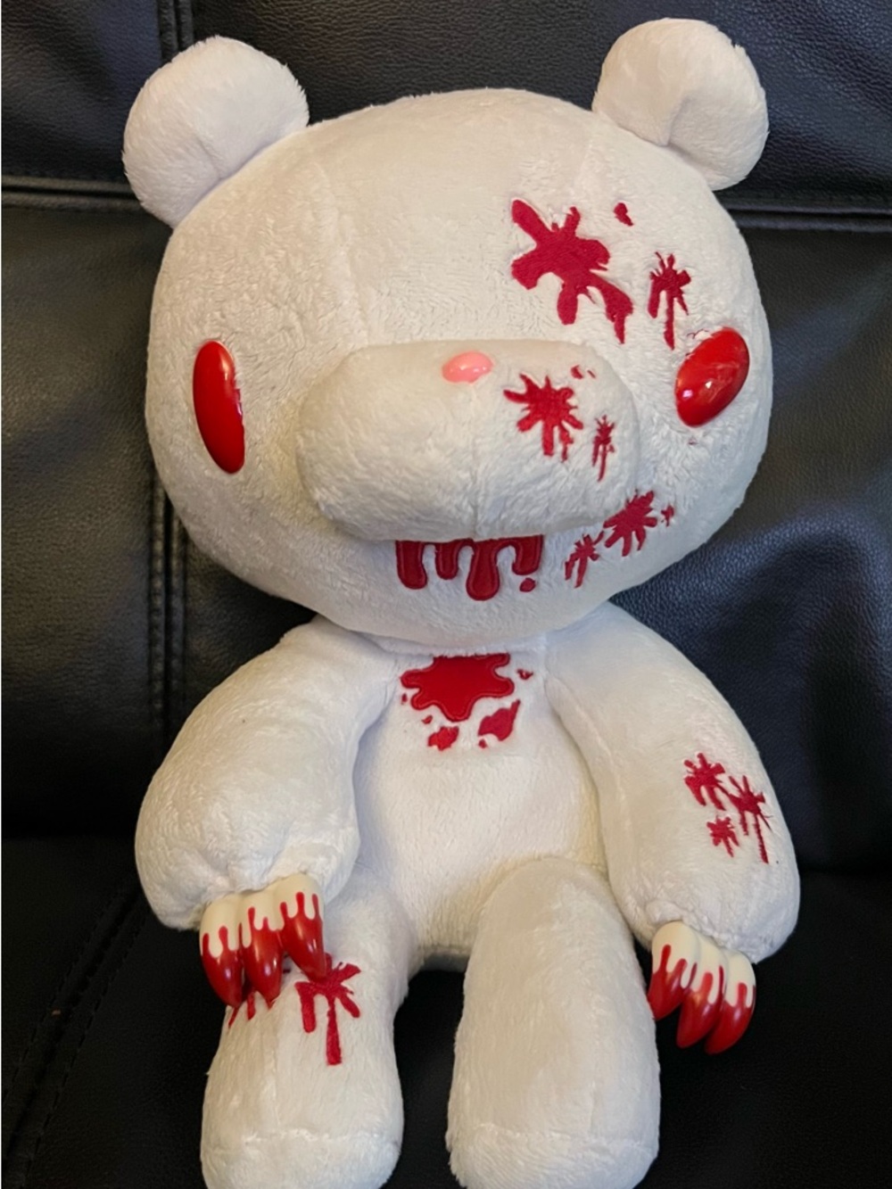 Gloomy Bear Taito RARE 2008 Heavy Blood Version Plush White CGP-103 12"
